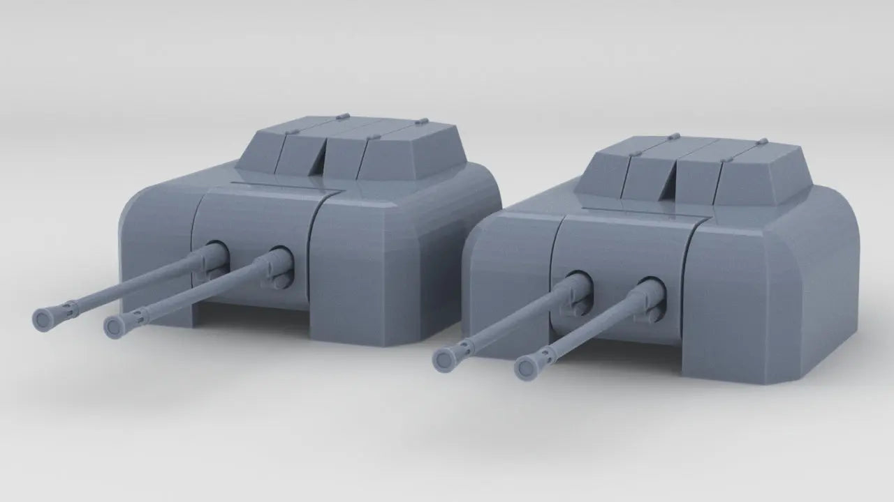 1/72 DKM U-Boot XXI Conning Tower AA Turret Set (2pcs) Protosoon