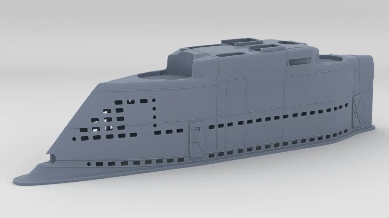 1/72 DKM U-Boot XXI U-2540 Conning Tower Resin3Dinteractive