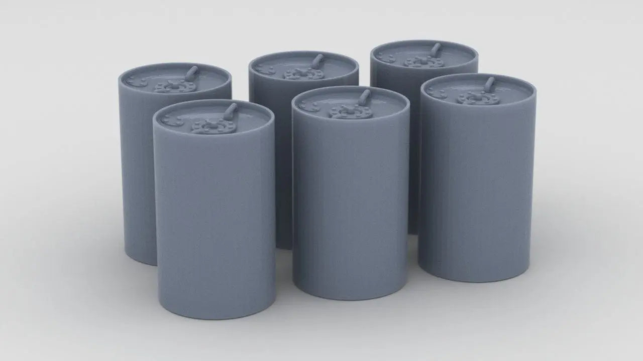 1/72 IJN Depth Charges Set (6pcs) - distefan 3d print