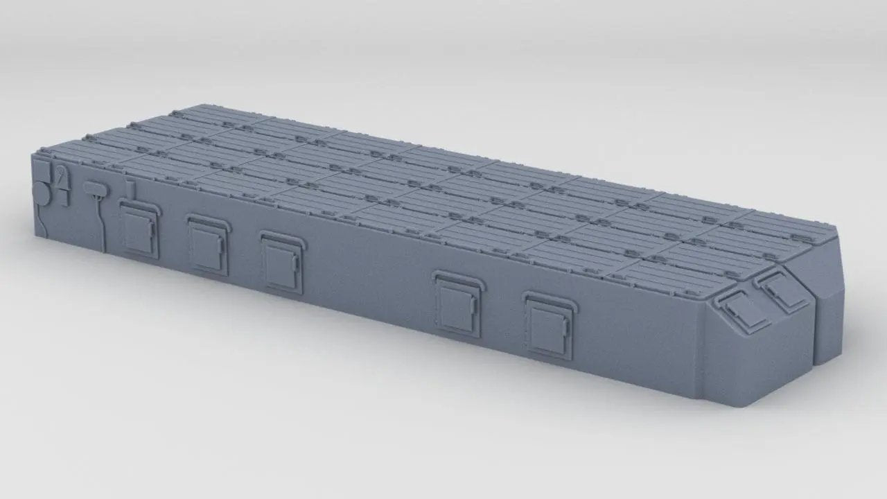 1/72 IJN Kagero Aft Torpedo Container - distefan 3d print