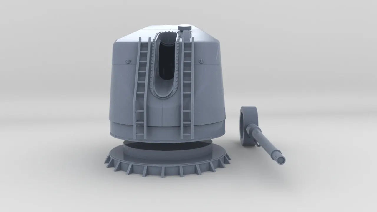 1/72 Italy 127mm/54 (5") Compact Gun Set Resin3Dinteractive