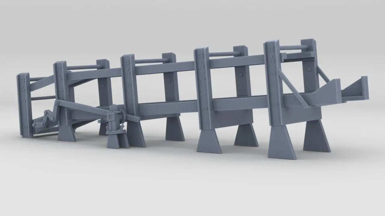 1/72 USN DC Release Track Mk9 Mod 2 Port Resin3Dinteractive