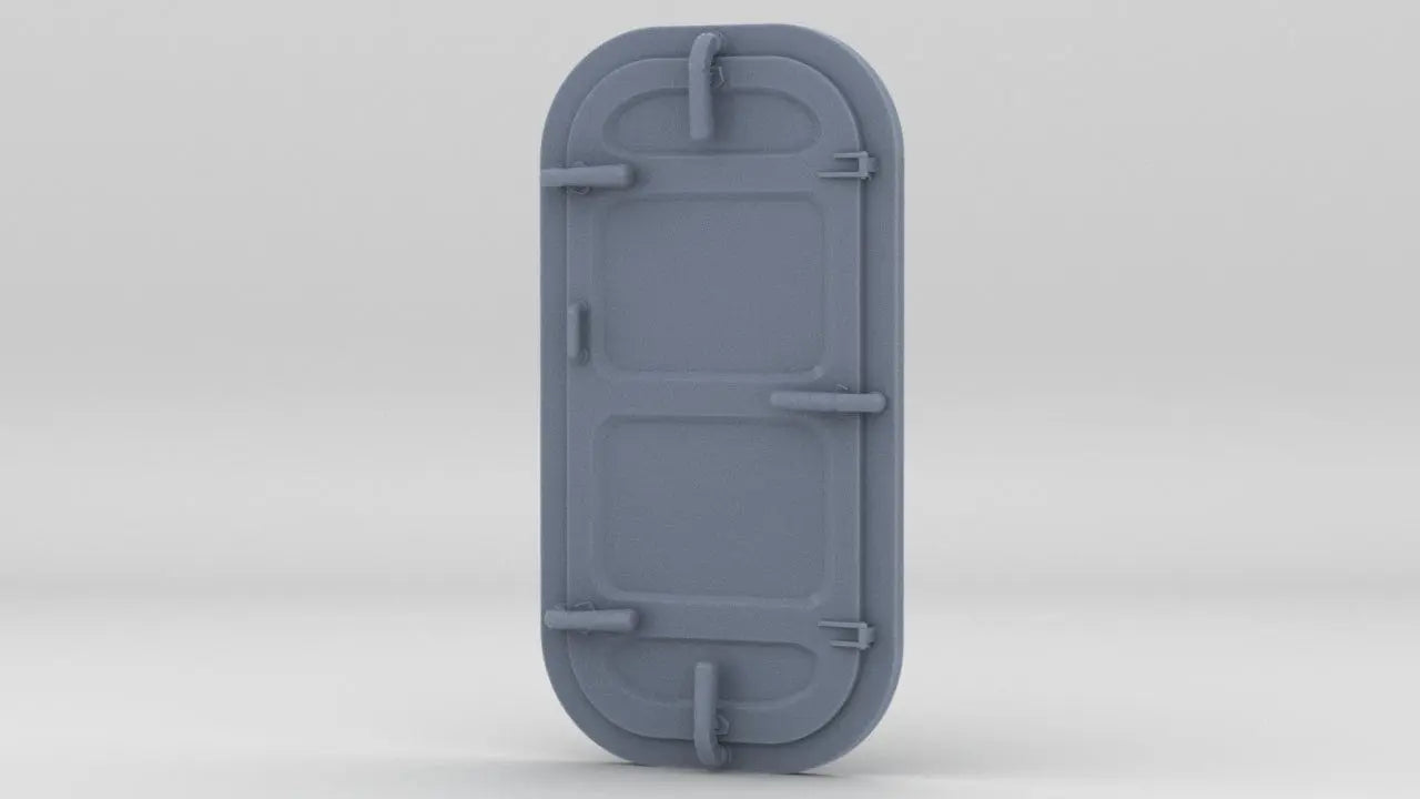 1/72 USN Door Watertight w/ Frame R-Side v4 - distefan 3d print