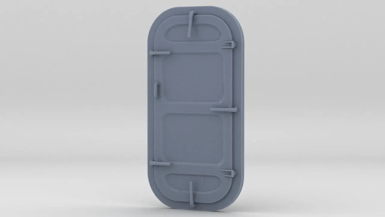 1/72 USN Door Watertight w/ Frame R-Side v5 - distefan 3d print