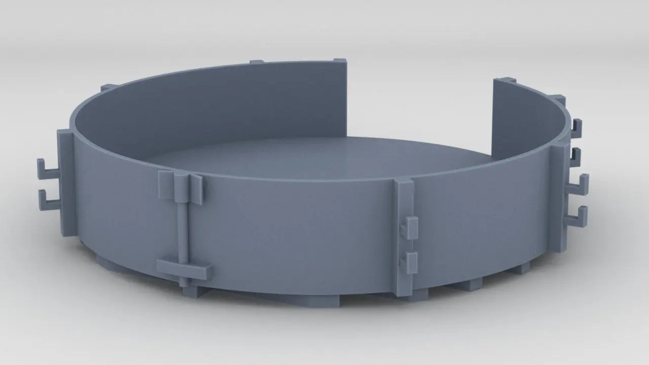 1/72 USN Escort Carrier 5-inch 25 Gun Stern Tub Resin3Dinteractive