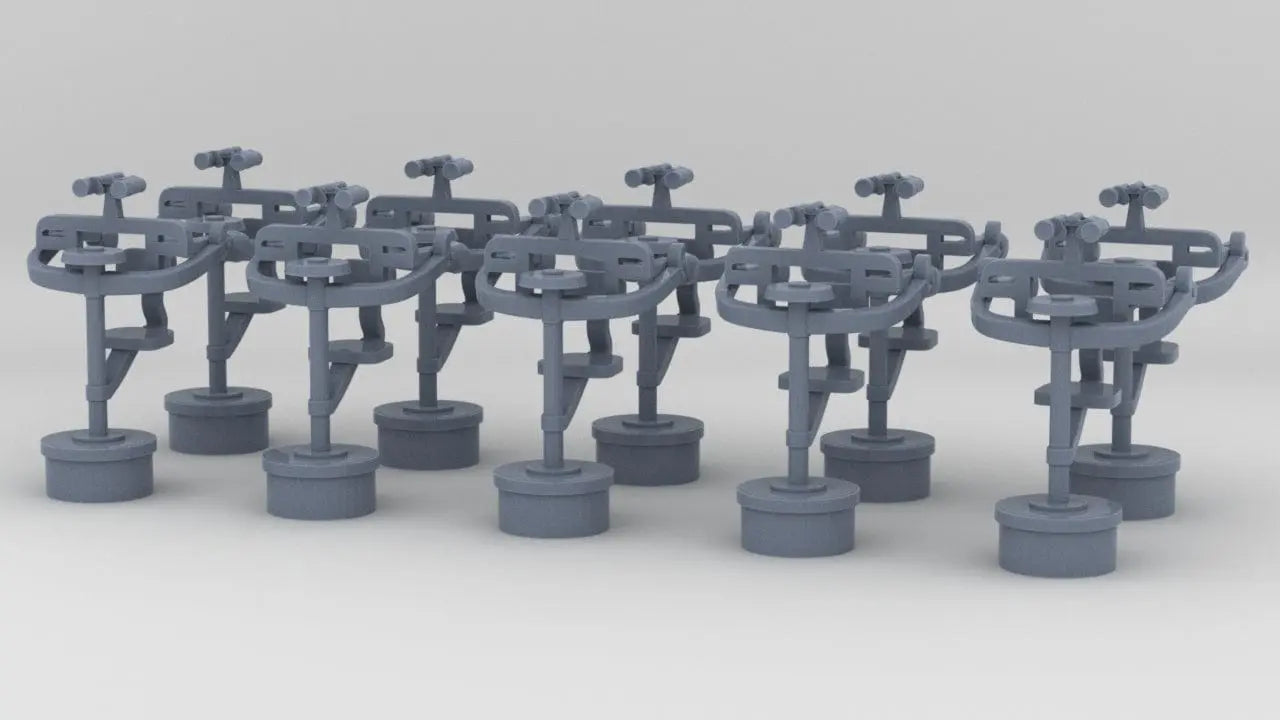 1/72 USN Skylookout Chairs Set (10pcs) - distefan 3d print