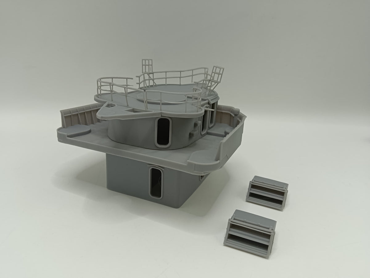 1/72 USS Fletcher Round-Bridge - distefan 3d print