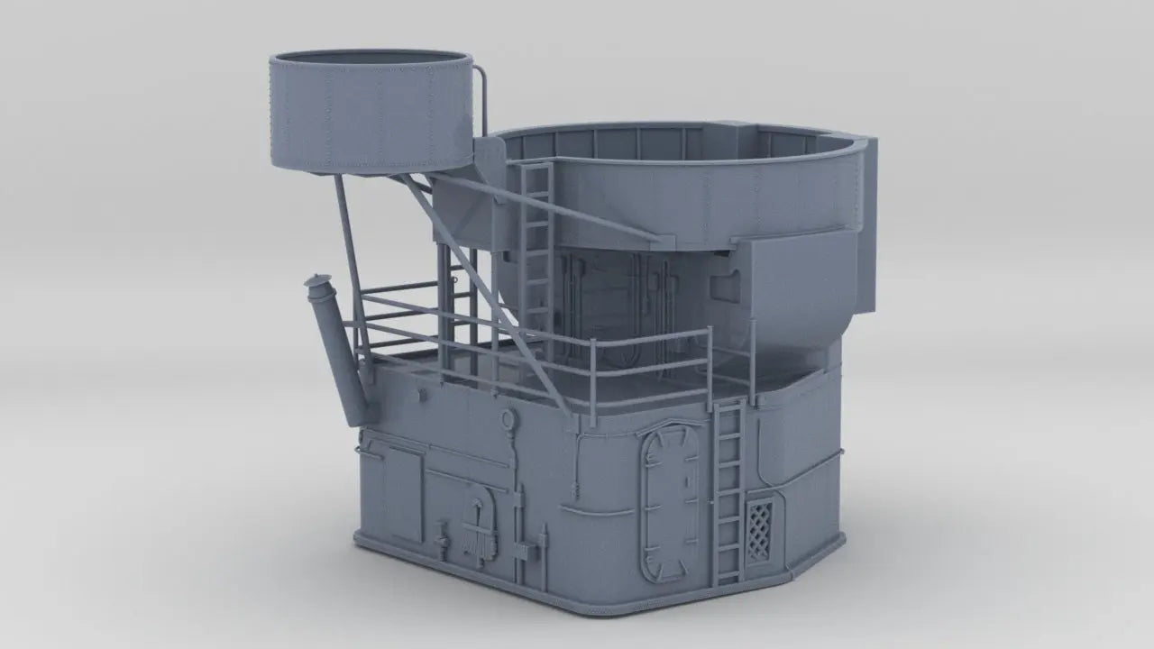 1/72 USS Fletcher Stern Bridge 3dspro