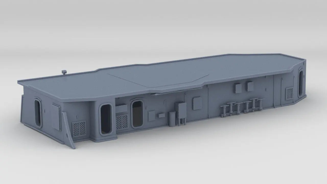 1/72 USS Fletcher Structure Aft Deck 1 3dspro