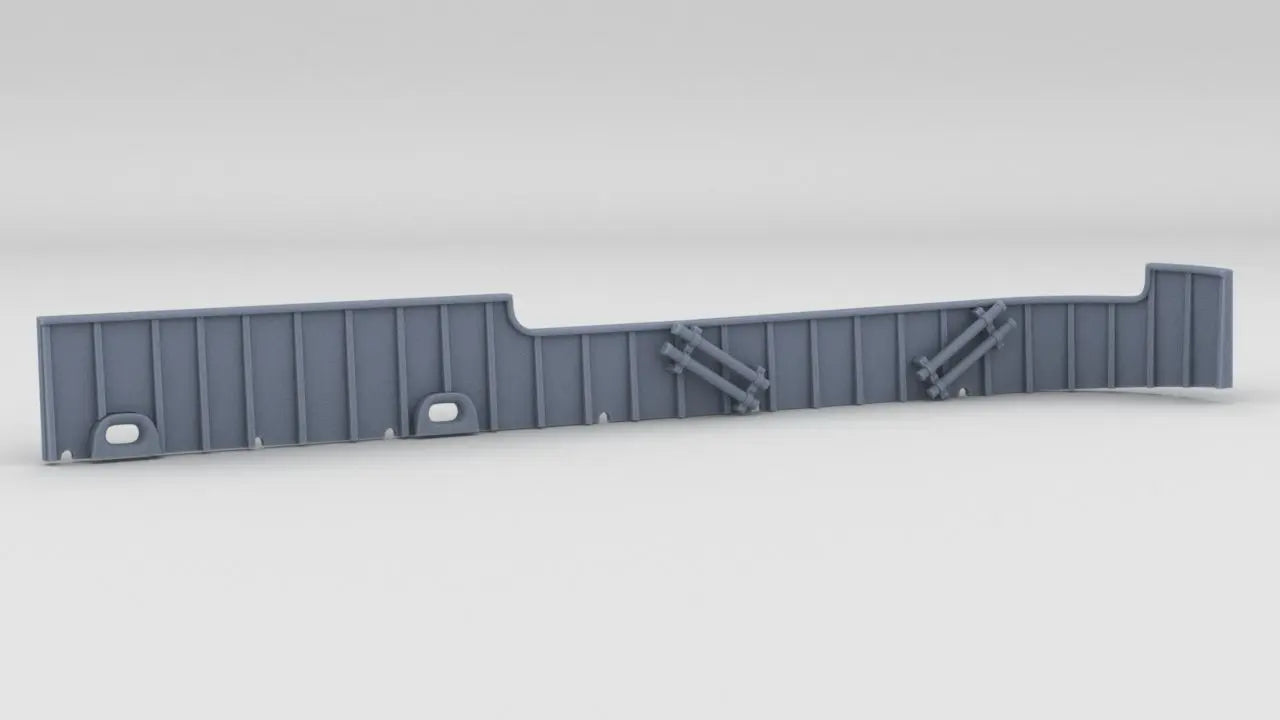 1/72 USS Kidd (DD-661) Bulwark Aft Starboard 3dspro