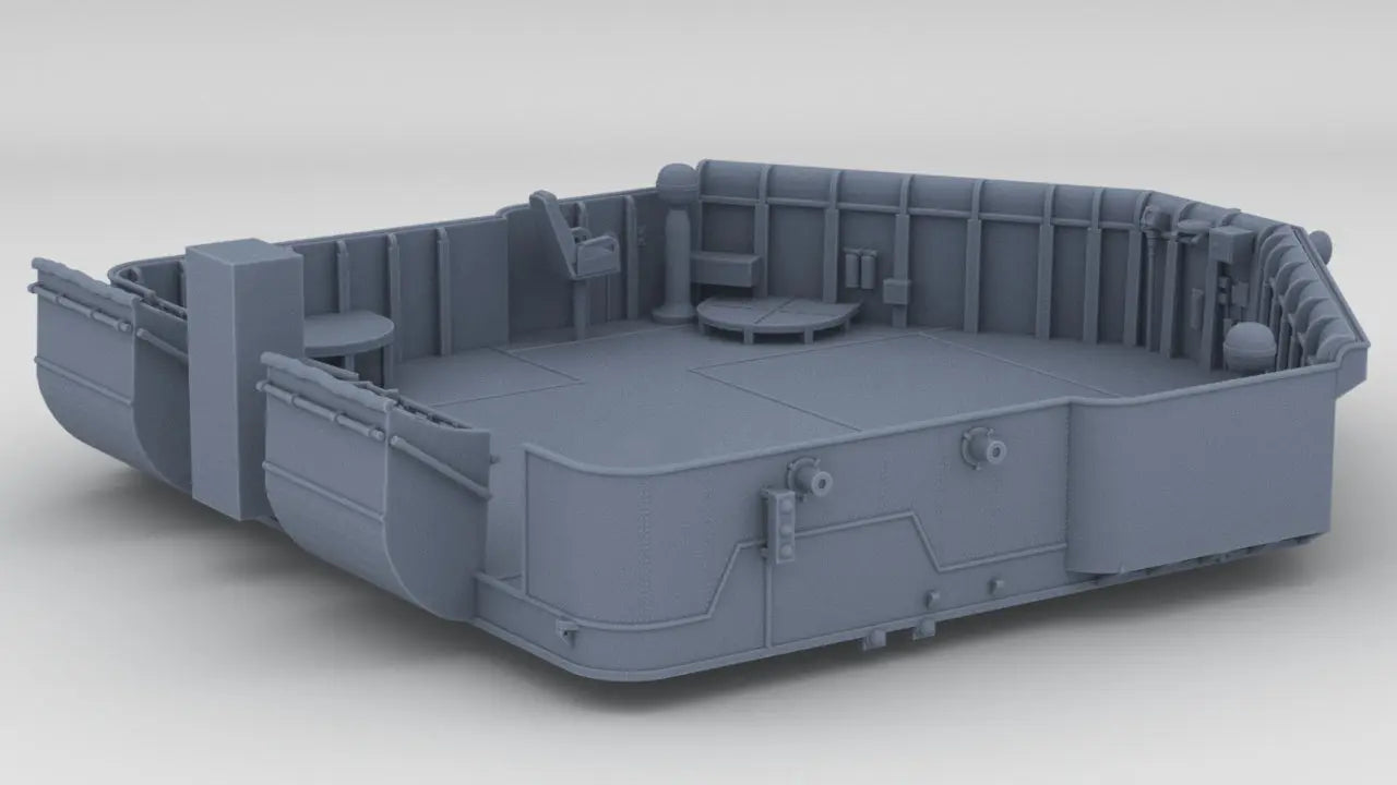 1/72 USS Kidd (DD-661) Forward Bridge (Upper Section) v2 3dspro