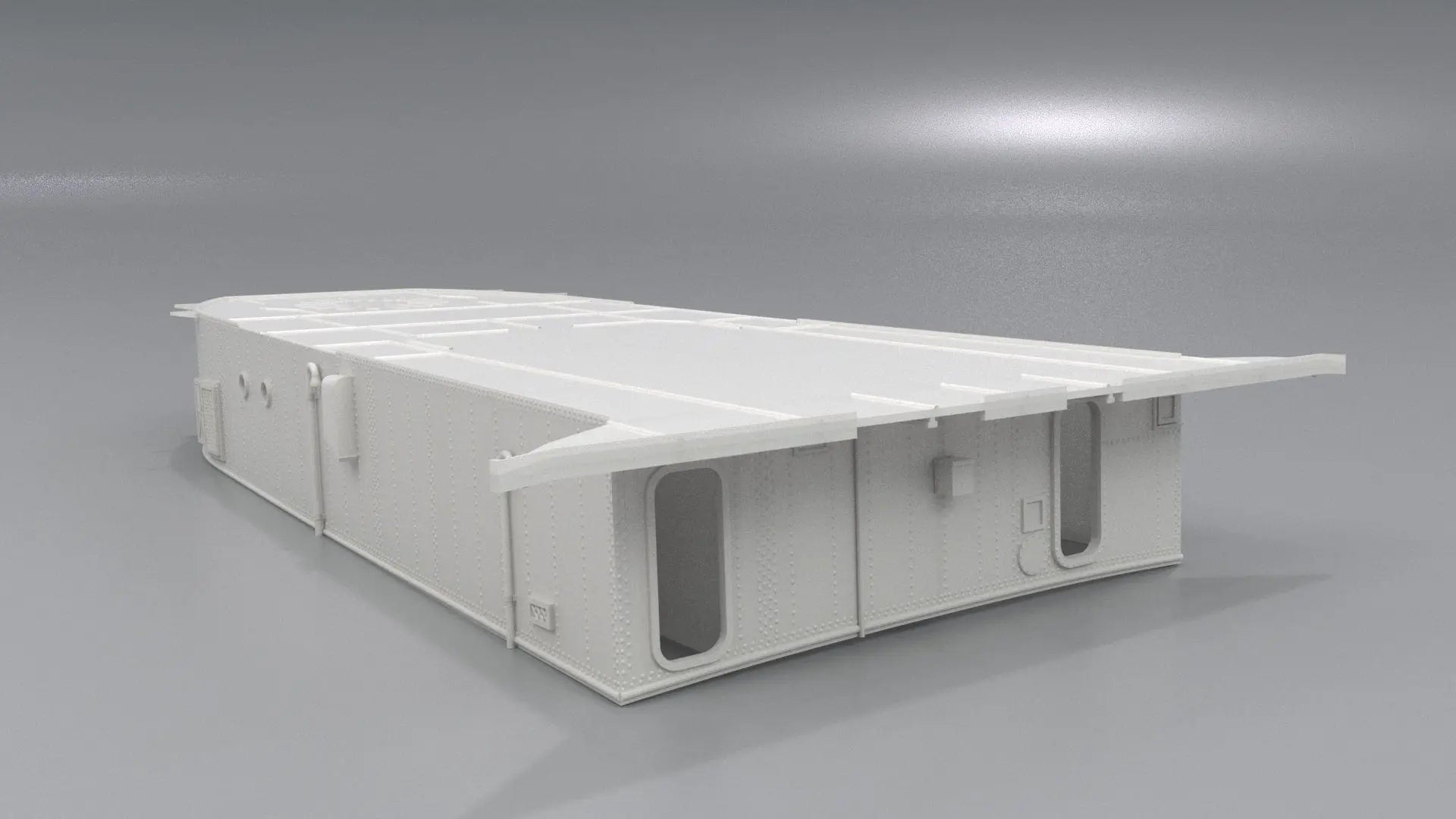 1/72 USS Kidd (DD-661) Forward Deck 1 - distefan 3d print