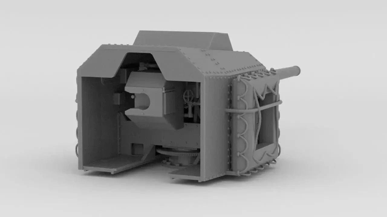 1/72 DKM 15cm/55 (5.9in) TBts KC/36 Single Mount - distefan 3d print