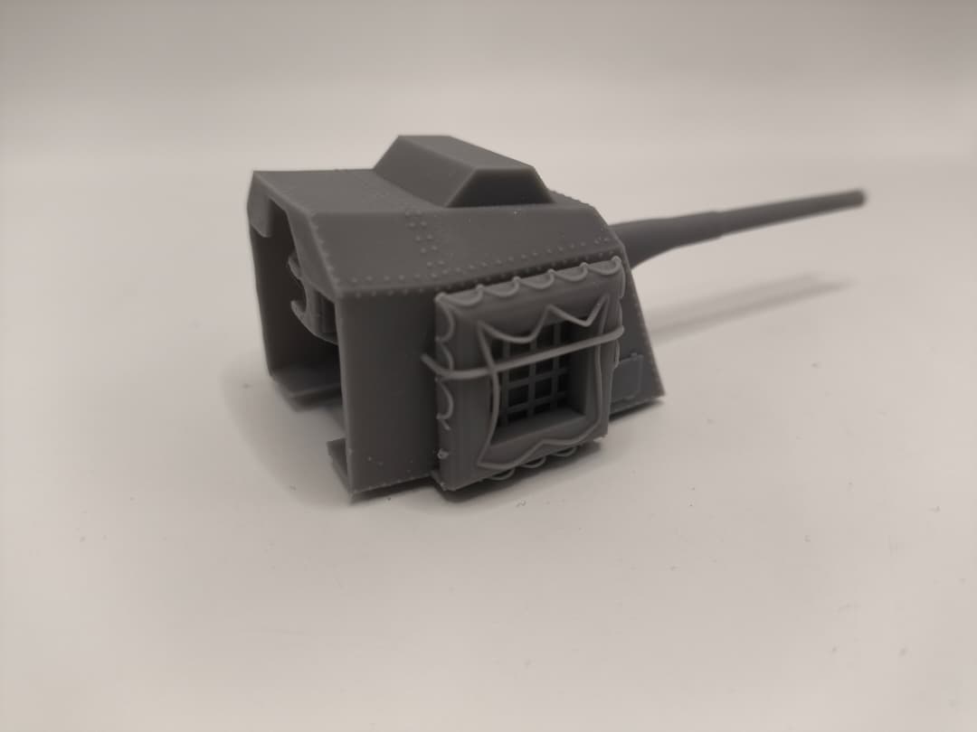 1/72 DKM 15cm/55 (5.9in) TBts KC/36 Single Mount - distefan 3d print