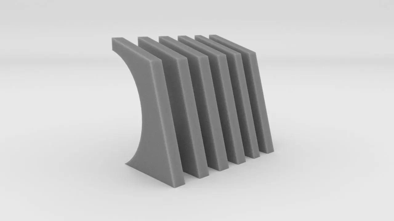 1/72 DKM 28cm SK C/34 Naval Turret "Caesar" Barrel Mount Set (6pcs) - distefan 3d print