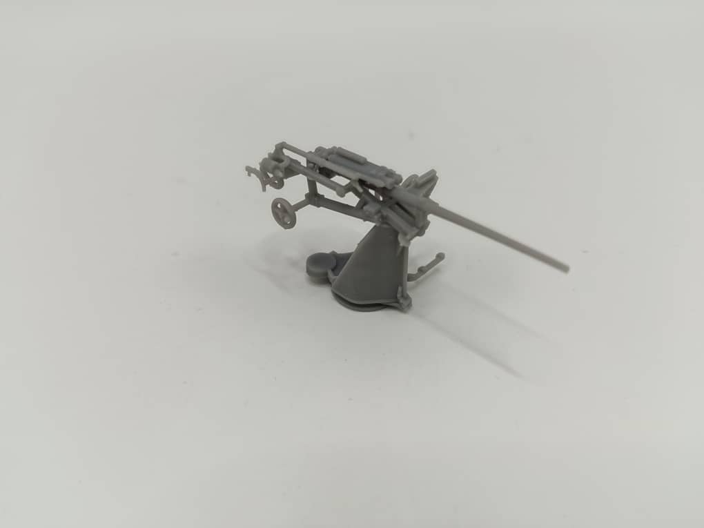 1/72 DKM 3.7 cm/L83 (1.5") SK C/30 Single Gun Resin3Dinteractive