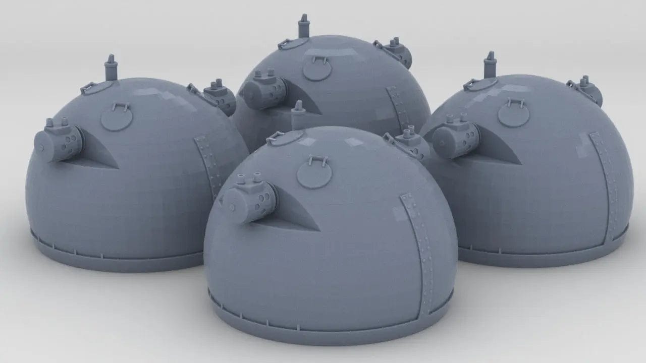 1/72 DKM 4m Type SL-8 Rangefinder Set (4pcs) - distefan 3d print