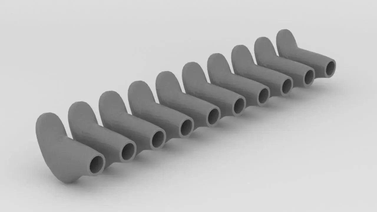 1/72 DKM Barrel Bags for 15cm SK C/34 Set (10pcs) - distefan 3d print