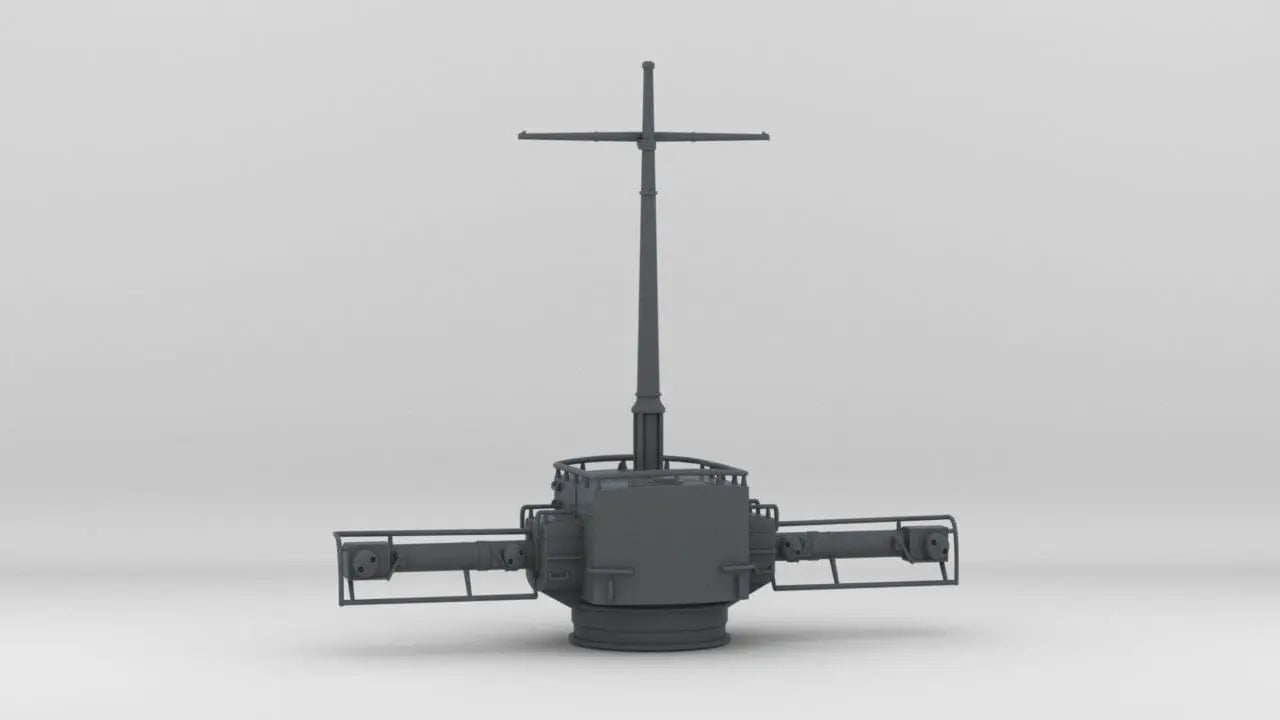 1/72 DKM Bismarck 10.5m Rangefinder (Aft) - distefan 3d print