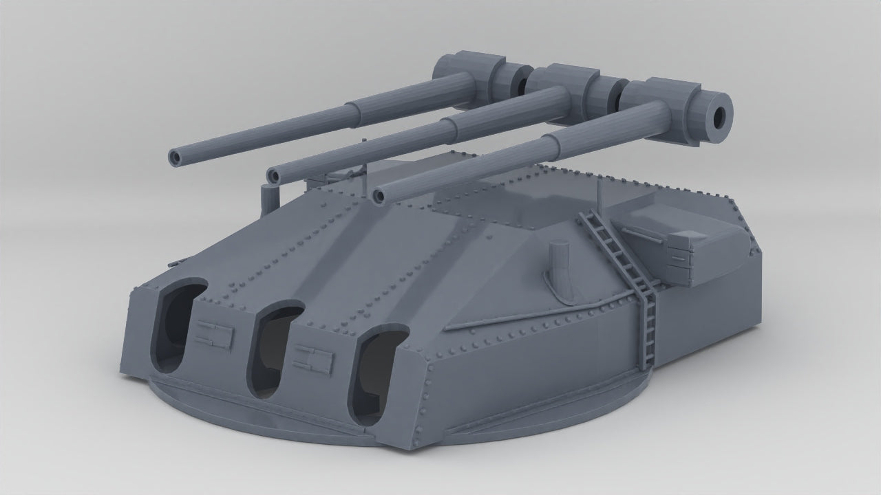 1/72 DKM Graf Spee 28cm/52 (11in) SK C/28 Turret Set Protosoon
