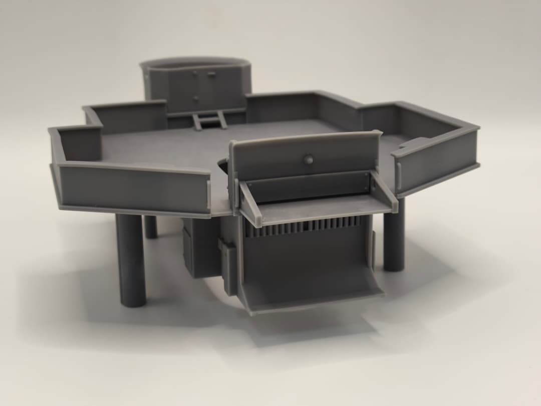 1/72 DKM Narvik Z37 Amidships Structure - distefan 3d print