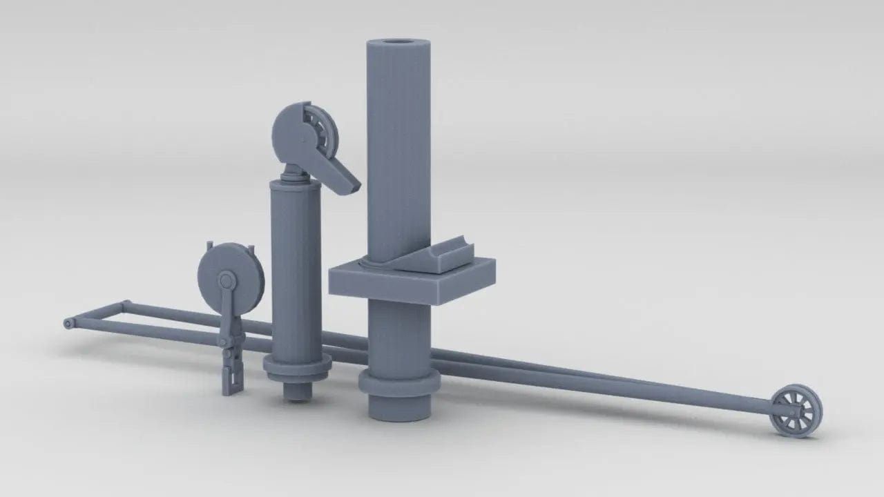 1/72 DKM Narvik Z37 Boat Crane Kit - distefan 3d print