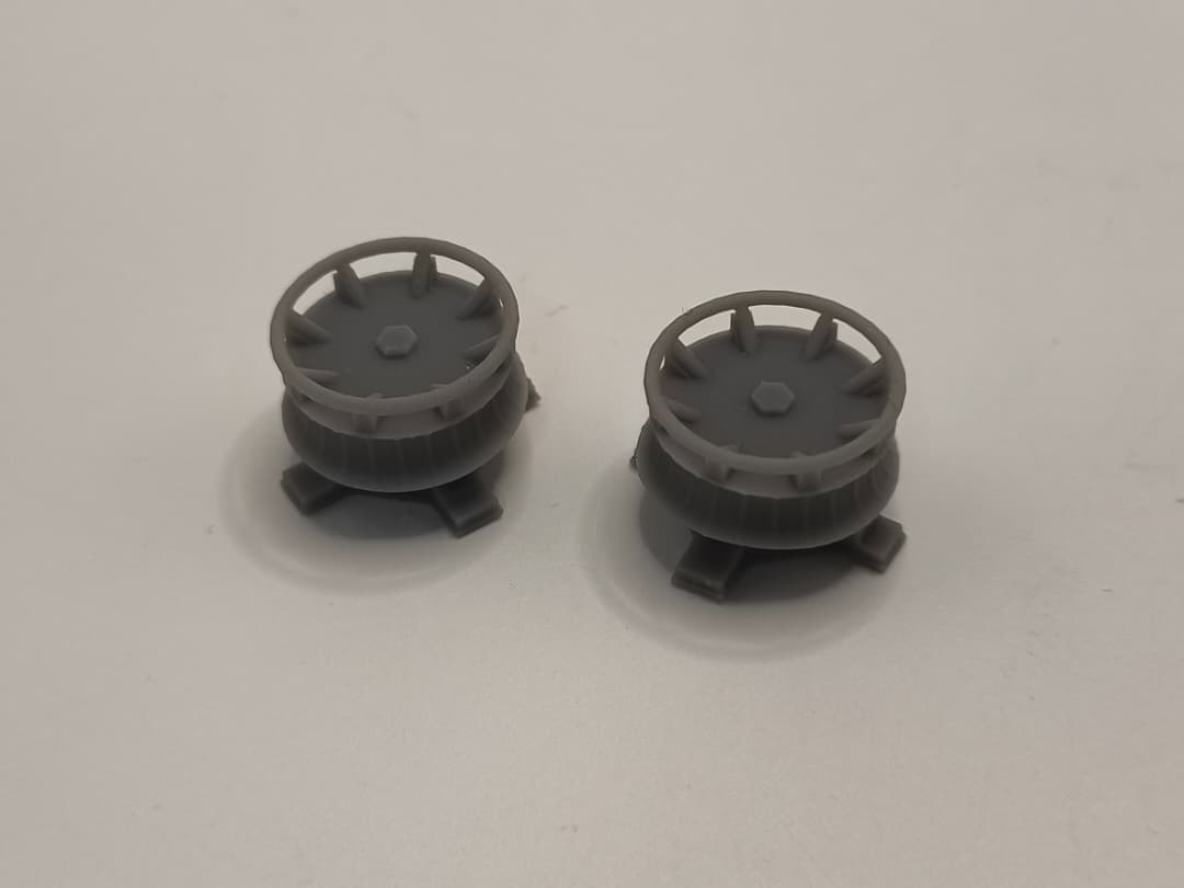 1/72 DKM Narvik Z37 Forward Capstan Set (2pcs) - distefan 3d print