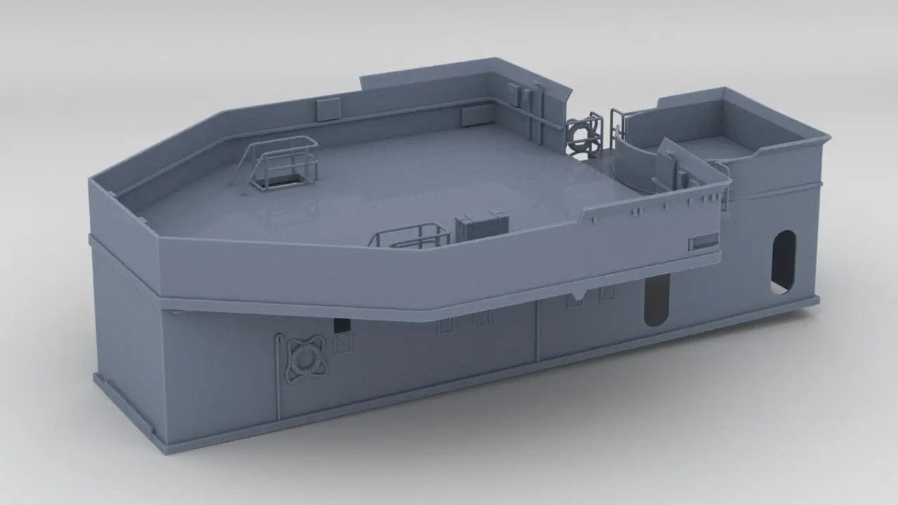 1/72 DKM Narvik Z37 Forward Deck 1 - distefan 3d print
