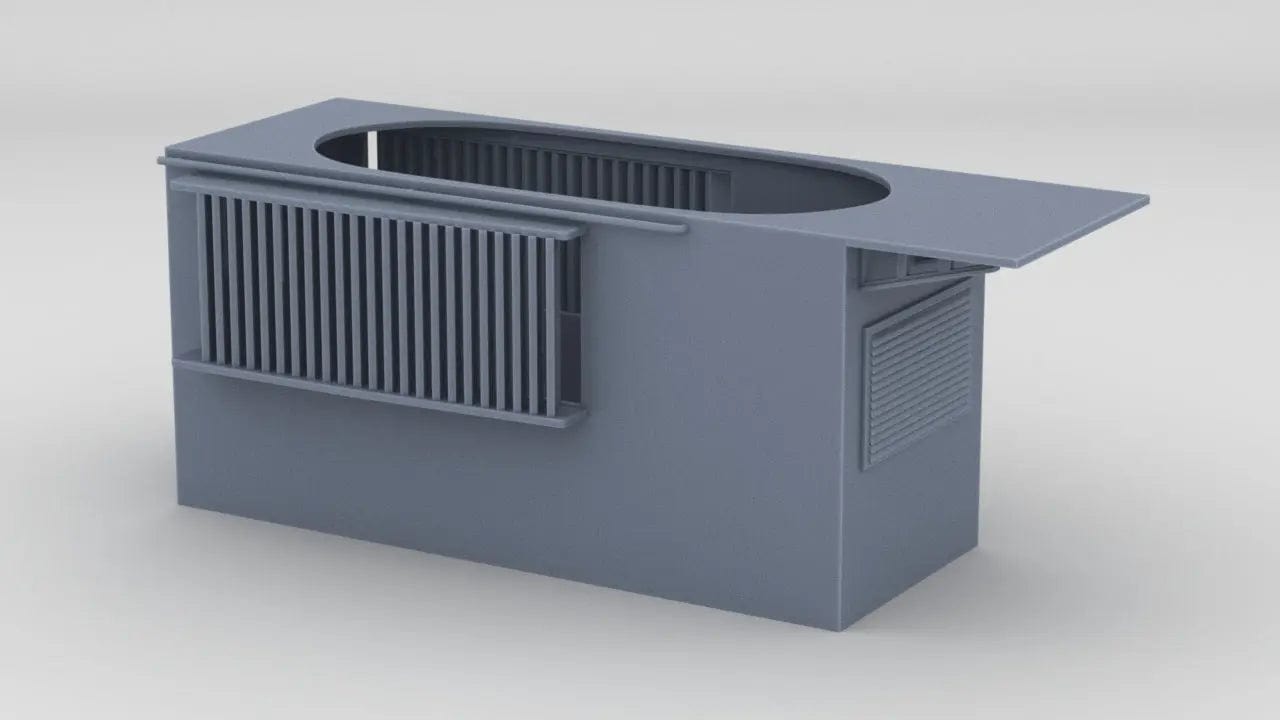 1/72 DKM Narvik Z37 Forward Funnel Deck - distefan 3d print