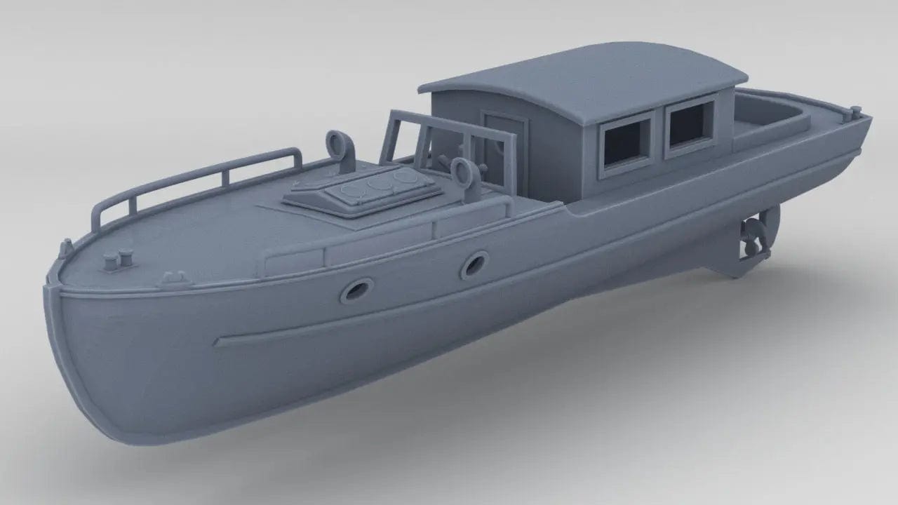 1/72 DKM Narvik Z37 Safe Boat - distefan 3d print
