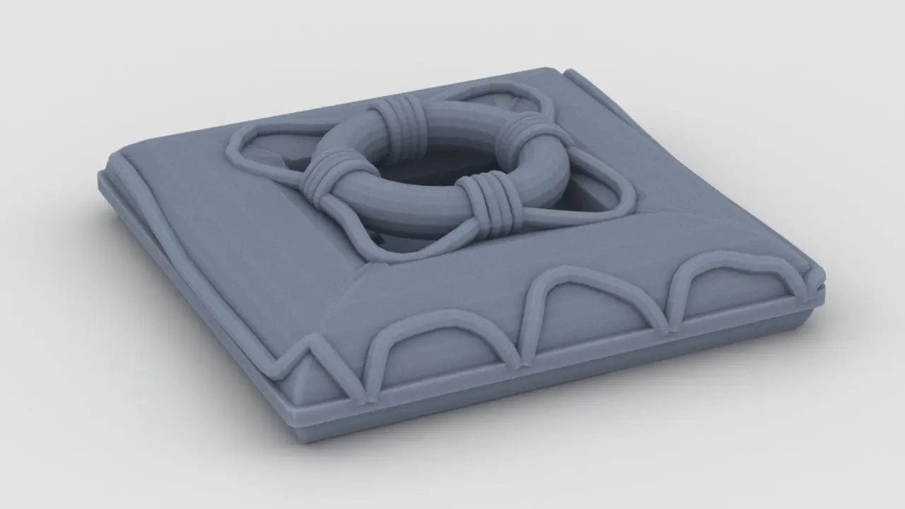 1/72 DKM Narvik Z37 Square Life Raft - distefan 3d print