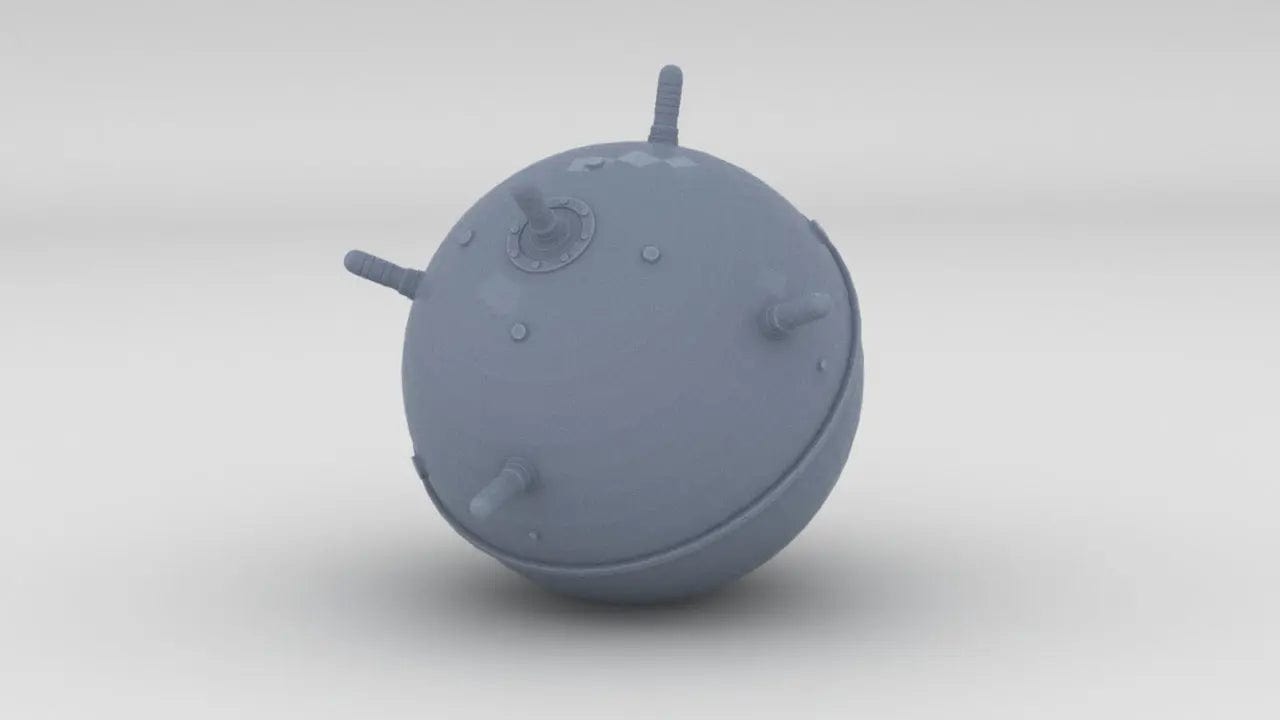 1/72 DKM Naval Mine - distefan 3d print