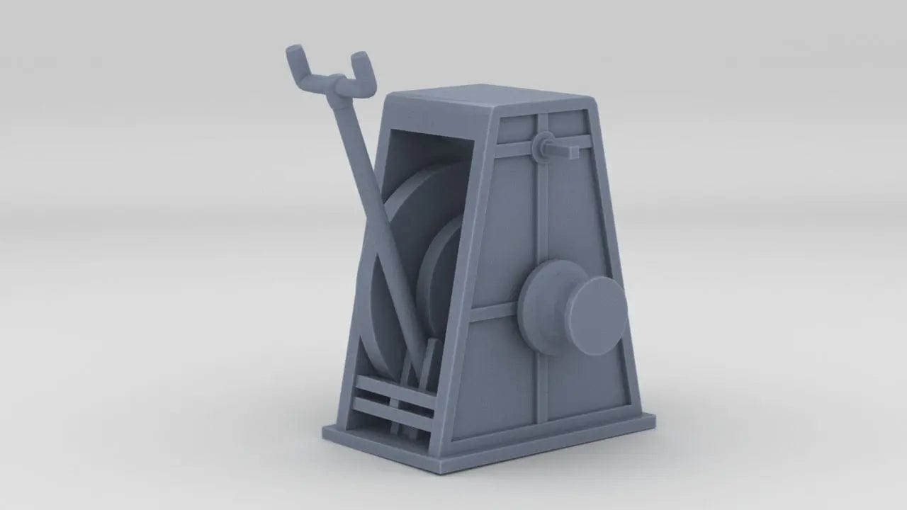 1/72 DKM Raumboote R-301 Bow Anchor Winch - distefan 3d print