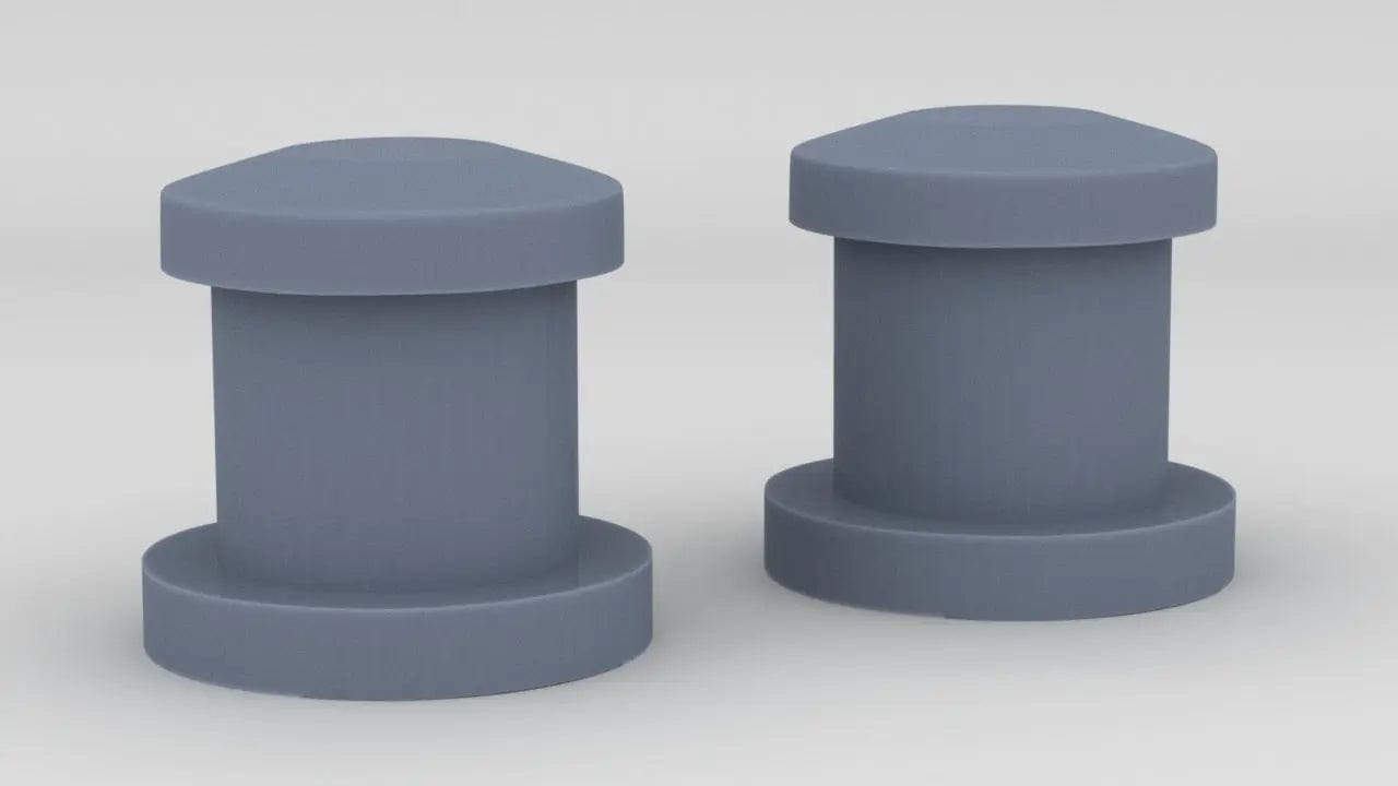 1/72 DKM Raumboote R-301 Chock Set (2pcs) - distefan 3d print