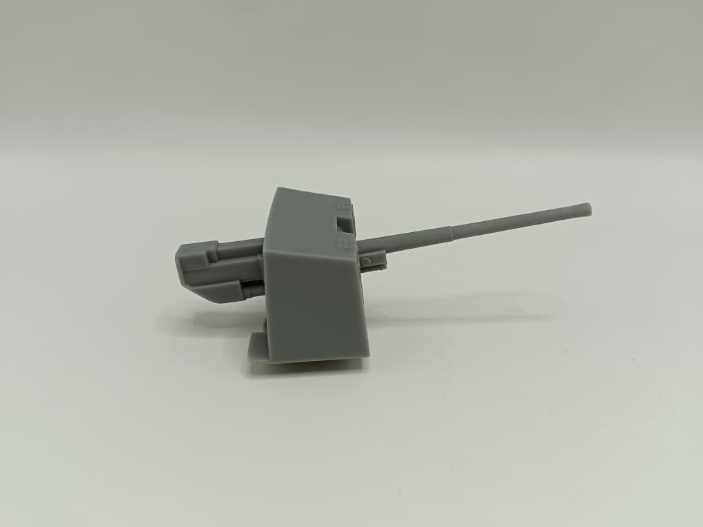 1/72 HMS 4.7"/45 (12cm) QF Mark IX Naval Gun - distefan 3d print