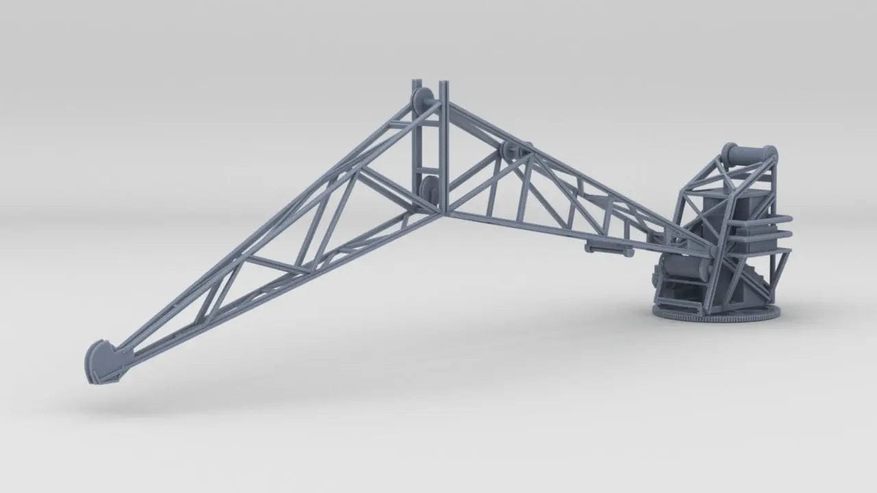 1/72 HMS Exeter Crane - distefan 3d print