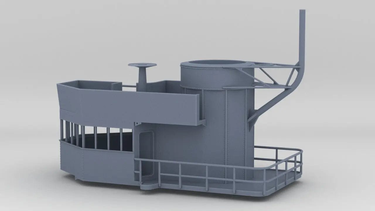 1/72 IJN Akagi Upper Tower - distefan 3d print