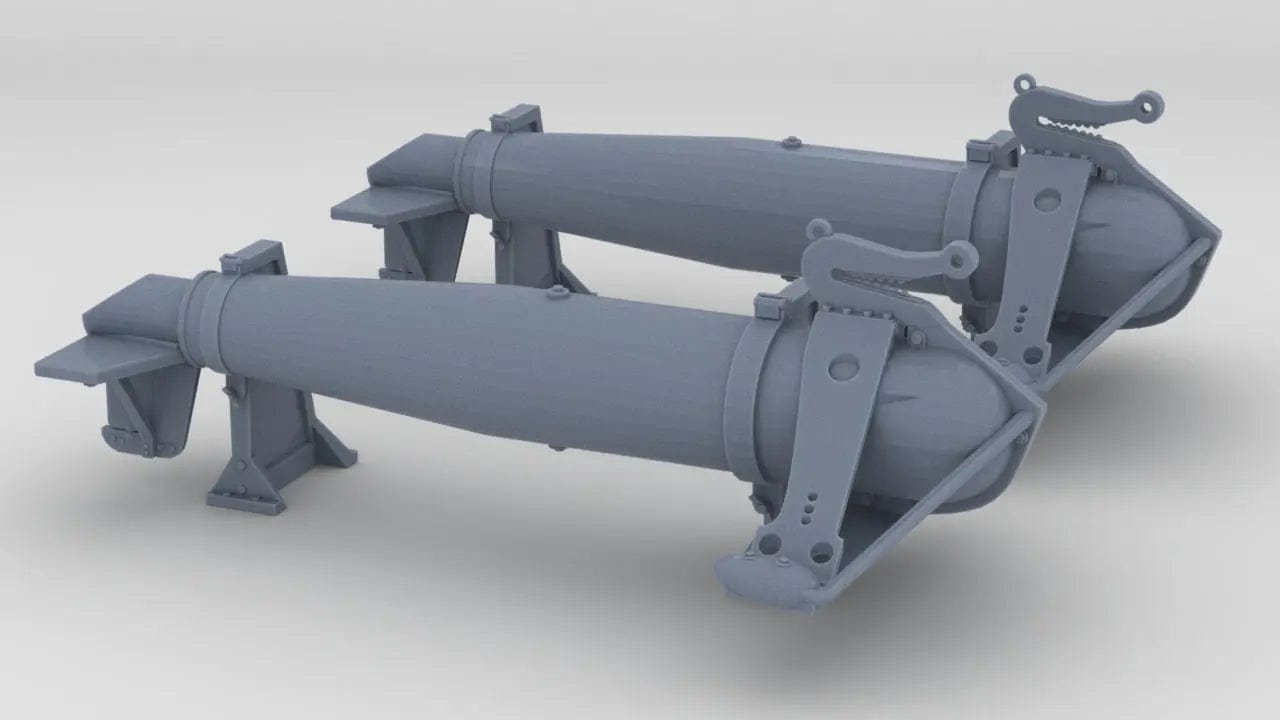 1/72 IJN Paravane v2 Set (2pcs) - distefan 3d print