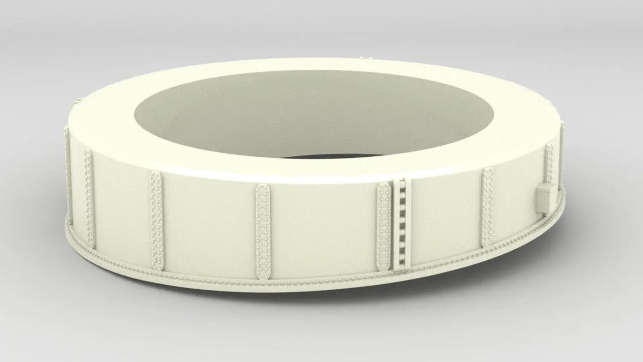 1/72 IJN Yamato Barbette 46cm/45 Type 94 Naval Gun B - distefan 3d print