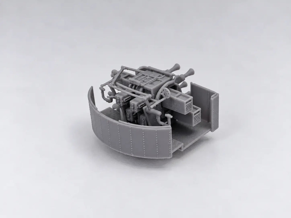 1/72 RN QF 2-Pounder (40mm) Quadruple Naval Gun - distefan 3d print