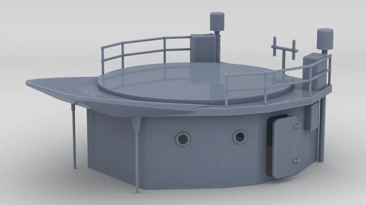1/72 RN V&W Aft Platform - distefan 3d print
