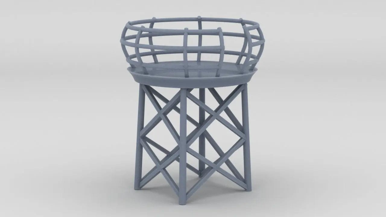 1/72 RN V&W Aft Searchlight Platform - distefan 3d print