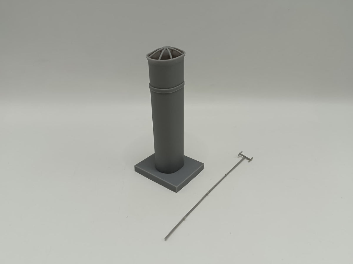 1/72 RN V&W Amidships Funnel 1 - distefan 3d print