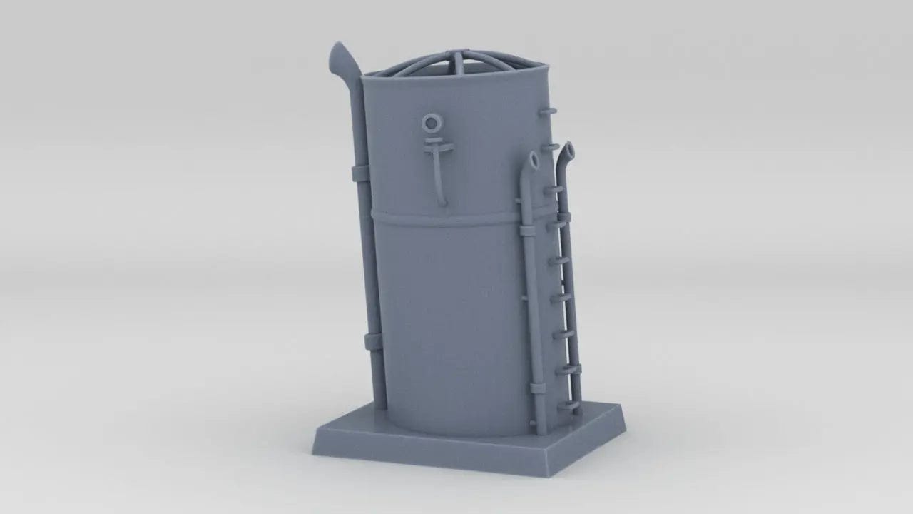 1/72 RN V&W Amidships Funnel 2 - distefan 3d print