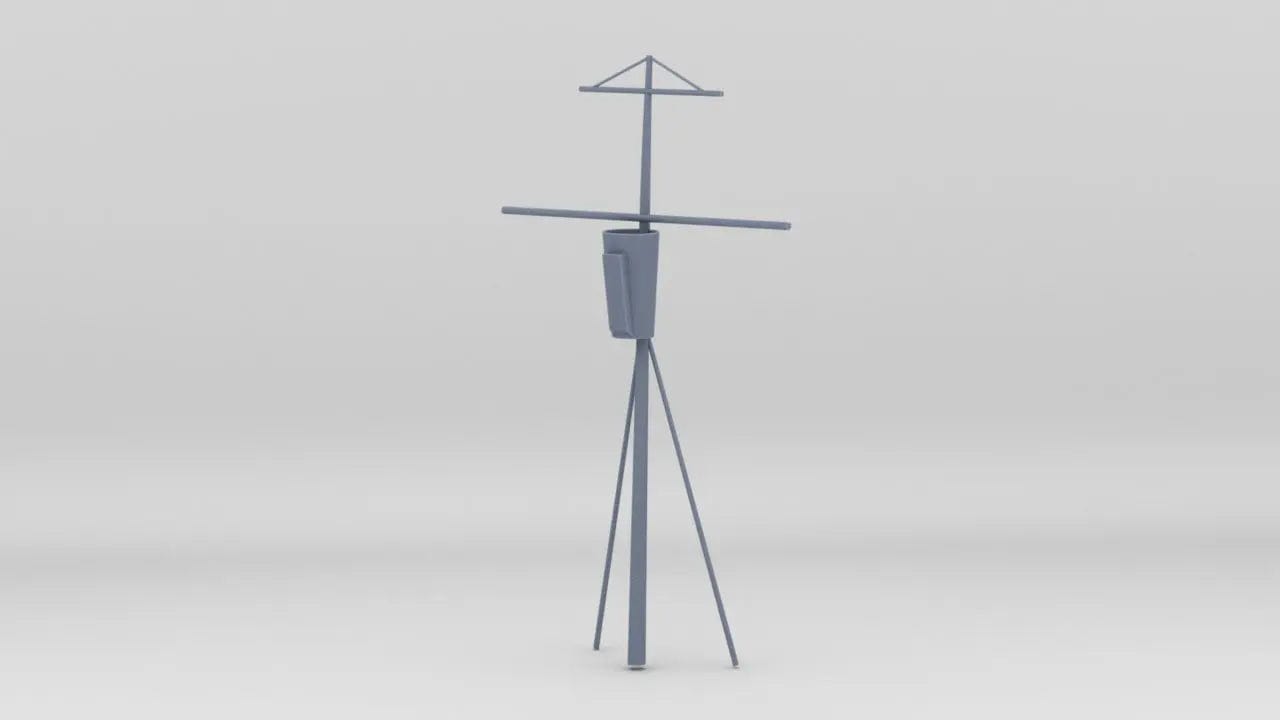 1/72 RN V&W Forward Mast - distefan 3d print