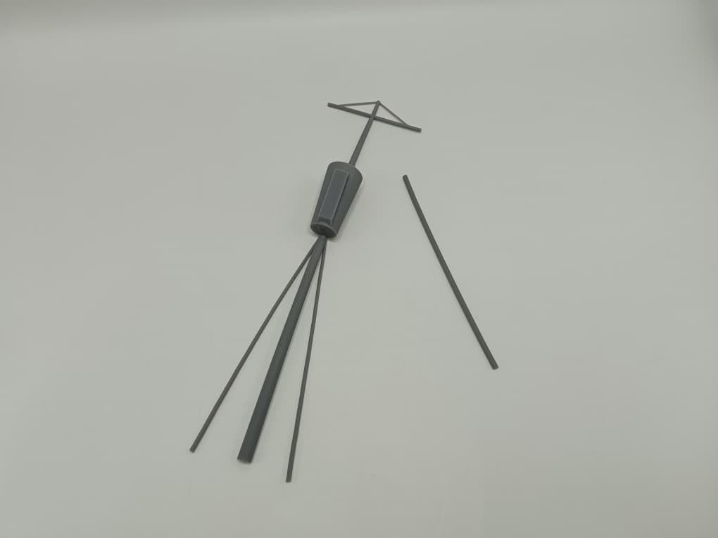 1/72 RN V&W Forward Mast - distefan 3d print
