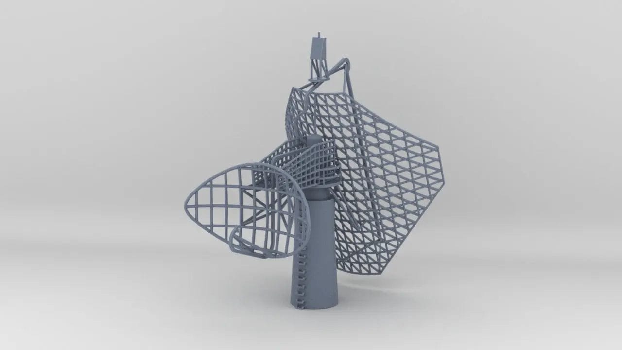 1/72 Russian Kirov Main Radar - distefan 3d print