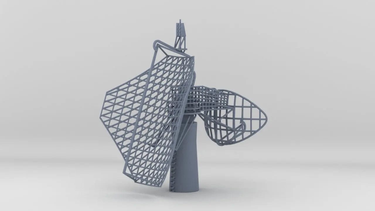 1/72 Russian Kirov Main Radar - distefan 3d print