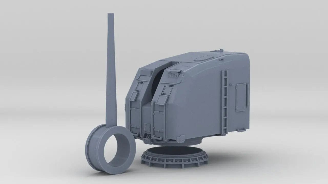 1/72 USN 5"/38 Cal. Gun Mounts Light Set - distefan 3d print
