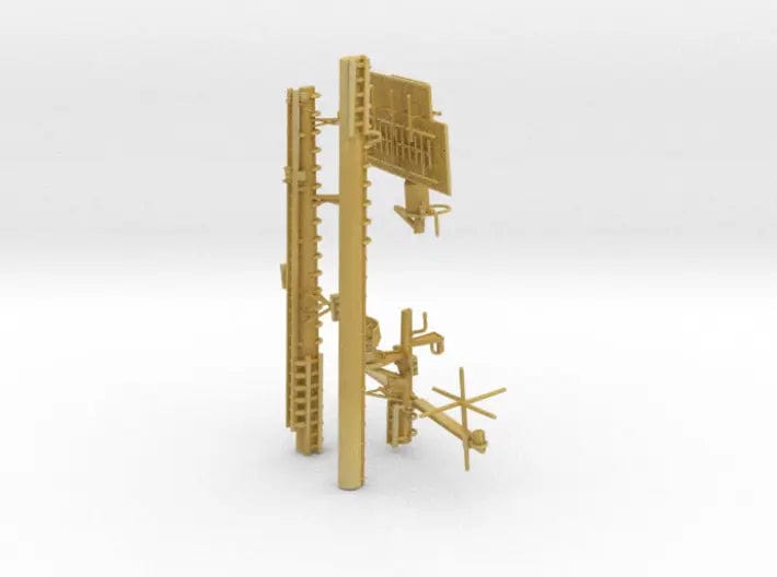 1/72 USN Fletcher main mast Kit - distefan 3d print